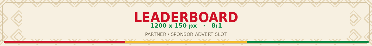 Home — Leaderboard (1200 × 150) advert slot